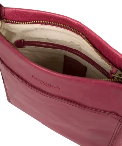 Dink' Orchid Leather Cross Body Bag