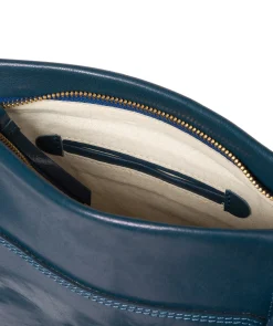 Dink' Snorkel Blue Leather Cross Body Bag