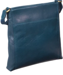 Dink' Snorkel Blue Leather Cross Body Bag