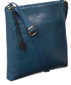 Dink' Snorkel Blue Leather Cross Body Bag
