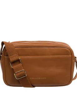 Dion' Oak Nappa Leather Cross Body Bag