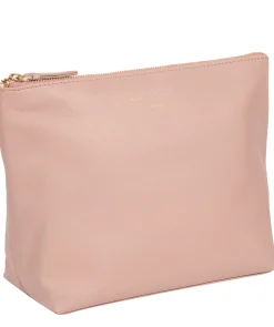 Ealing' Blush Pink Leather Make-Up Bag