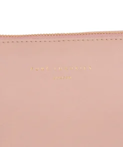 Ealing' Blush Pink Leather Make-Up Bag