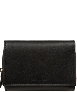 Elise' Black Leather Purse