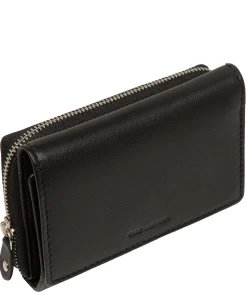 Elise' Black Leather Purse