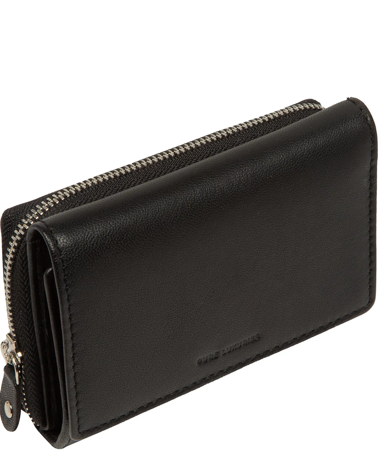 Elise' Black Leather Purse