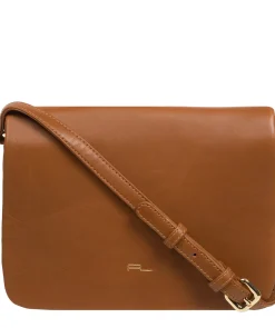 Ella' Oak Nappa Leather Cross Body Bag