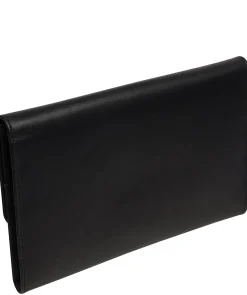 Ellen' Black Leather Travel Wallet