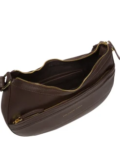 Emma' Hot Fudge Nappa Leather Grab Bag
