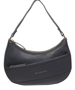 Emma' Navy Nappa Leather Grab Bag
