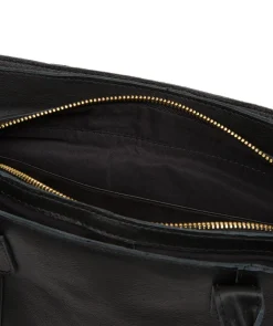 Filton' Black Leather Handbag
