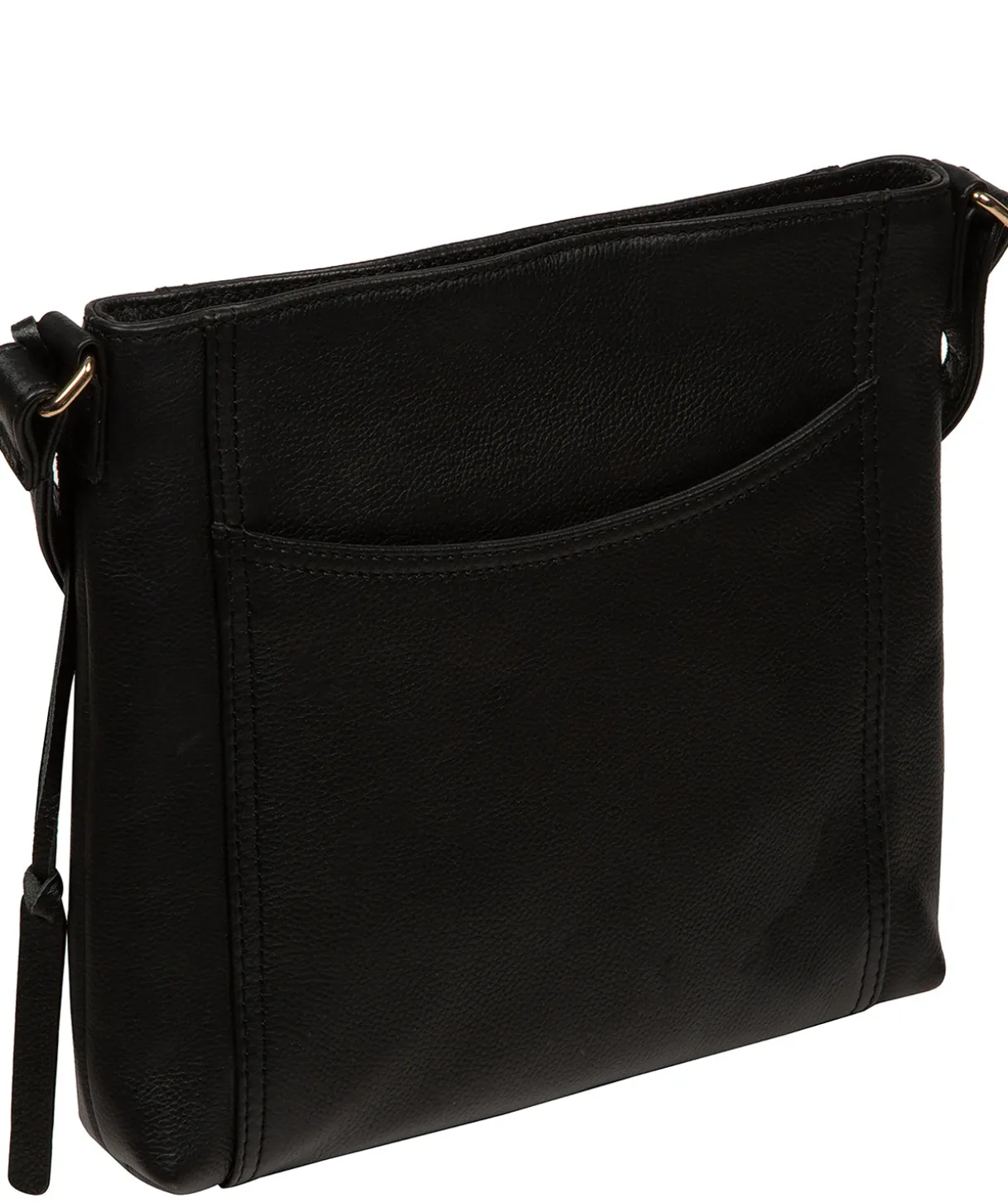 Firle' Black Leather Cross Body Bag