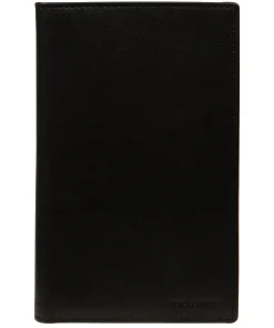 George' Black Leather Card Holder