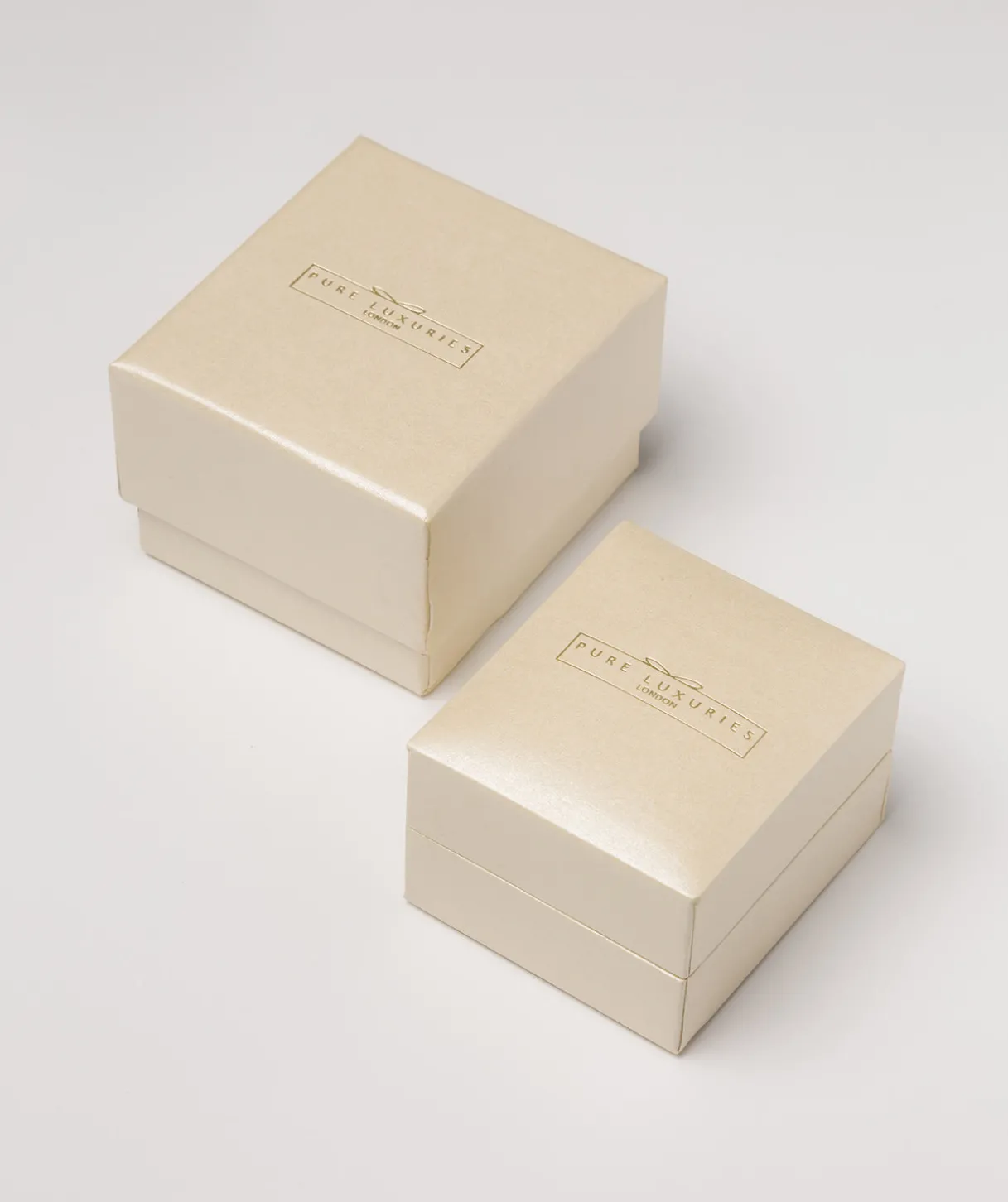 Gift Packaged 'Atarah' 18ct Rose Gold Plated Sterling Silver Infinity Earrings