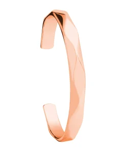 Gift Packaged 'Aurelle' 18ct Rose Gold Plated 925 Silver Bangle