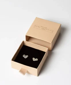 Gift Packaged 'Gyasi' Sterling Silver Dove Earrings