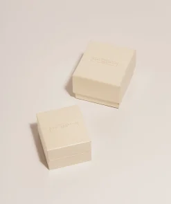 Gift Packaged 'Lysha' 18ct Yellow Gold Plated 925 Silver Cone & Freshwater Pearl Stud Earrings