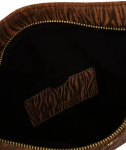 Golders' Animal Print Leather Clutch Bag
