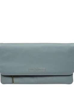 Golders' Cashmere Blue Leather Clutch Bag