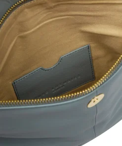 Golders' Cashmere Blue Leather Clutch Bag