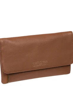 Golders' Tan Leather Clutch Bag
