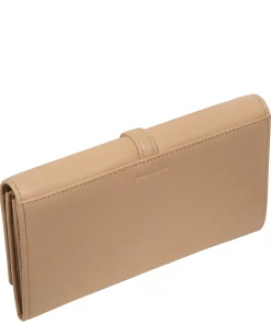 Harriet' Latte Leather Purse
