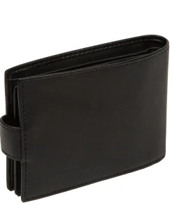 Henry' Black Leather Wallet