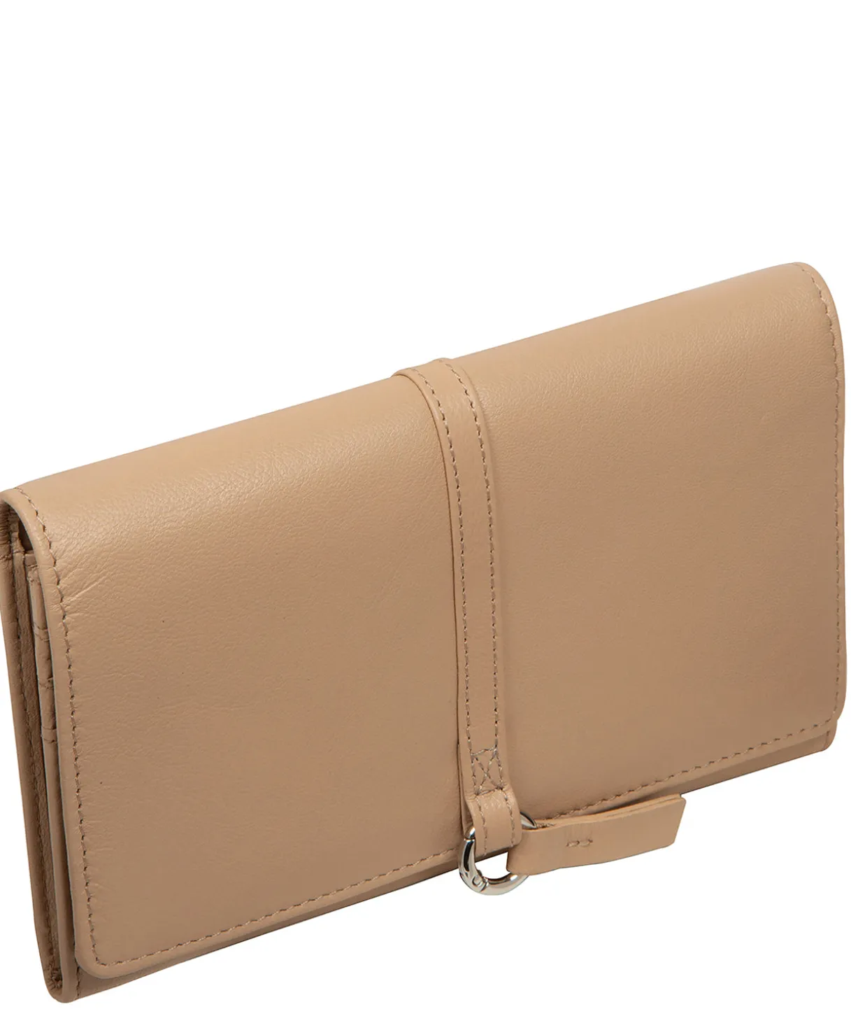 Isla' Latte Leather Purse