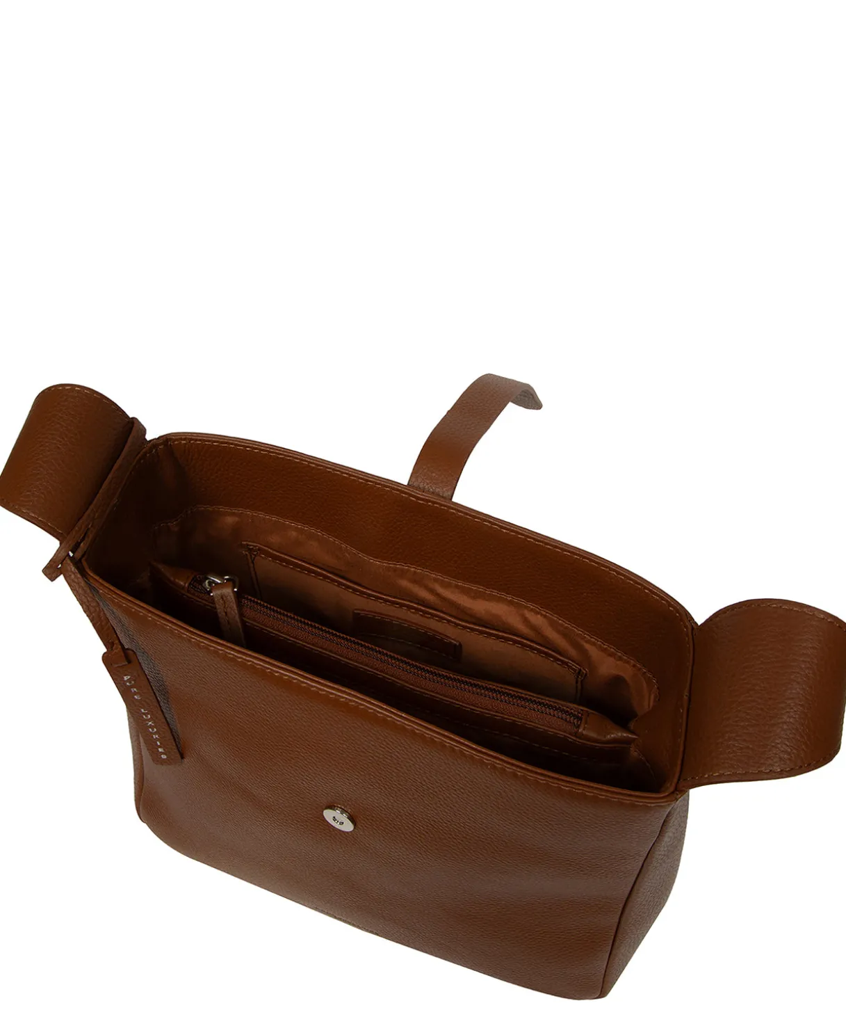 Isola' Rich Tan Leather Tote Bag