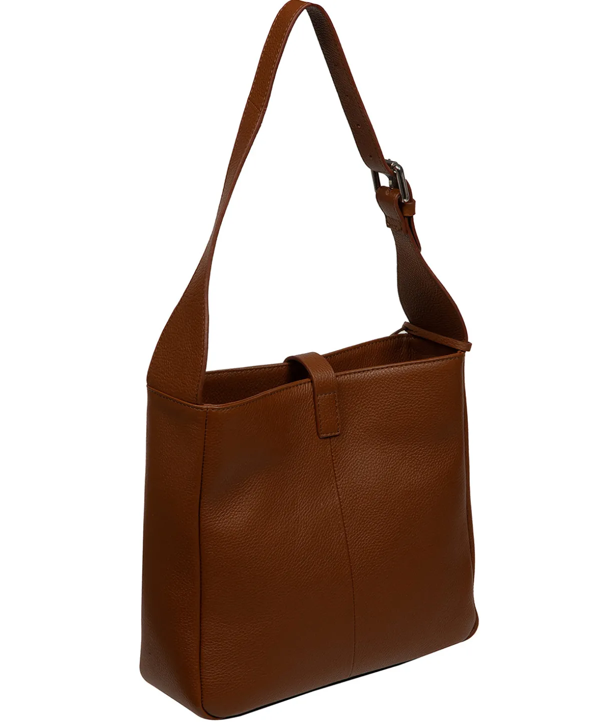 Isola' Rich Tan Leather Tote Bag