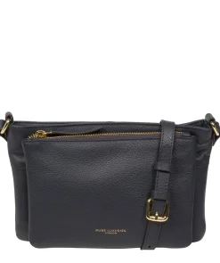 Jess' Navy Nappa Leather Cross Body Bag