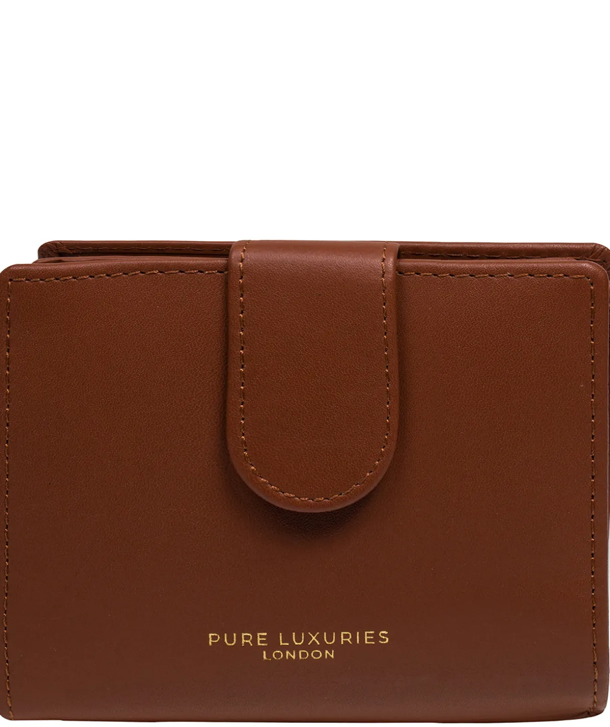 Jody' Caramel Leather Bi-Fold Purse