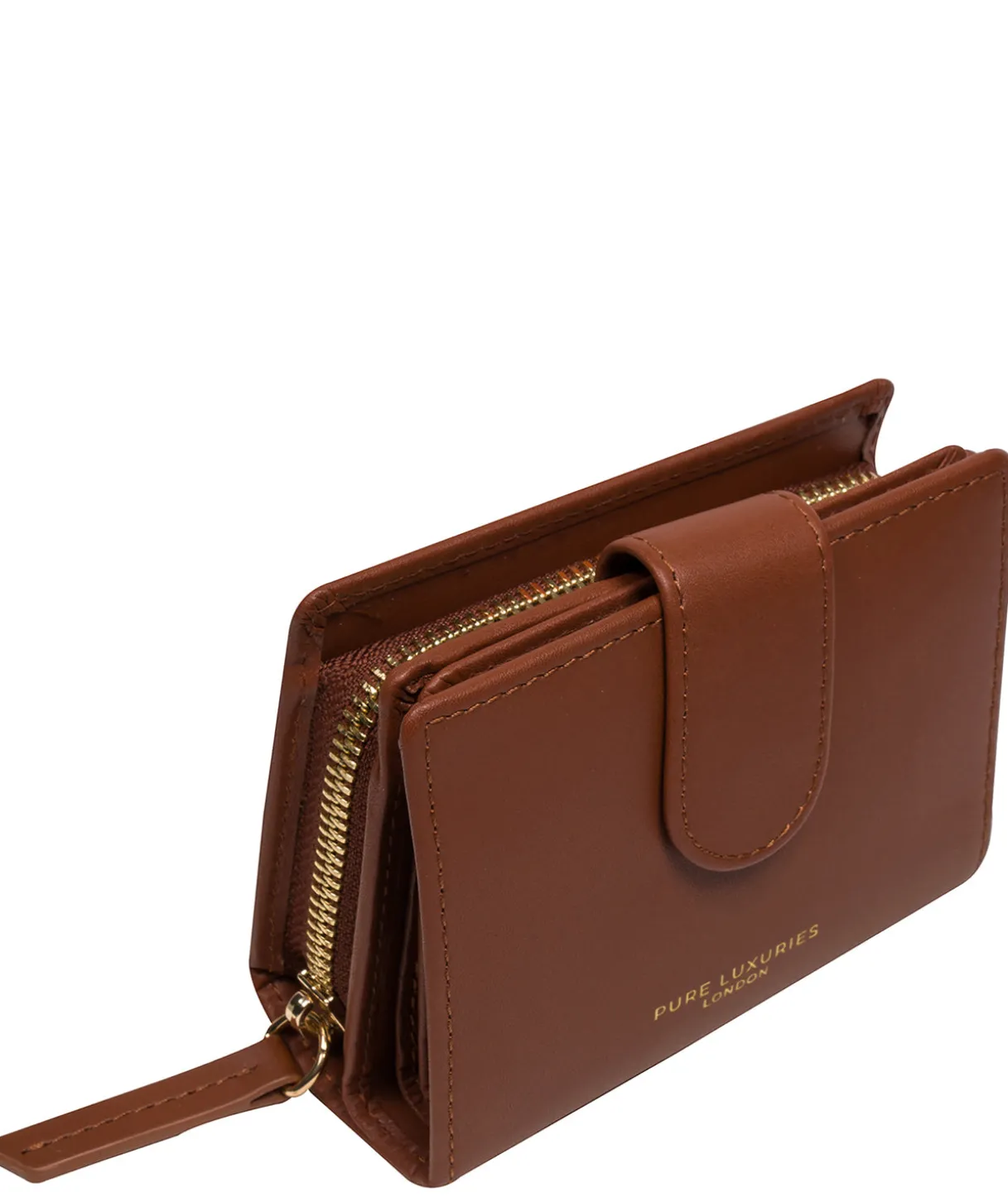 Jody' Caramel Leather Bi-Fold Purse