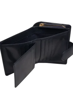 Jody' Dark Navy Leather Bi-Fold Purse