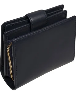 Jody' Dark Navy Leather Bi-Fold Purse