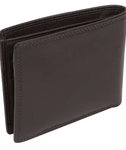 Joe' Brown Leather Bi-Fold Wallet