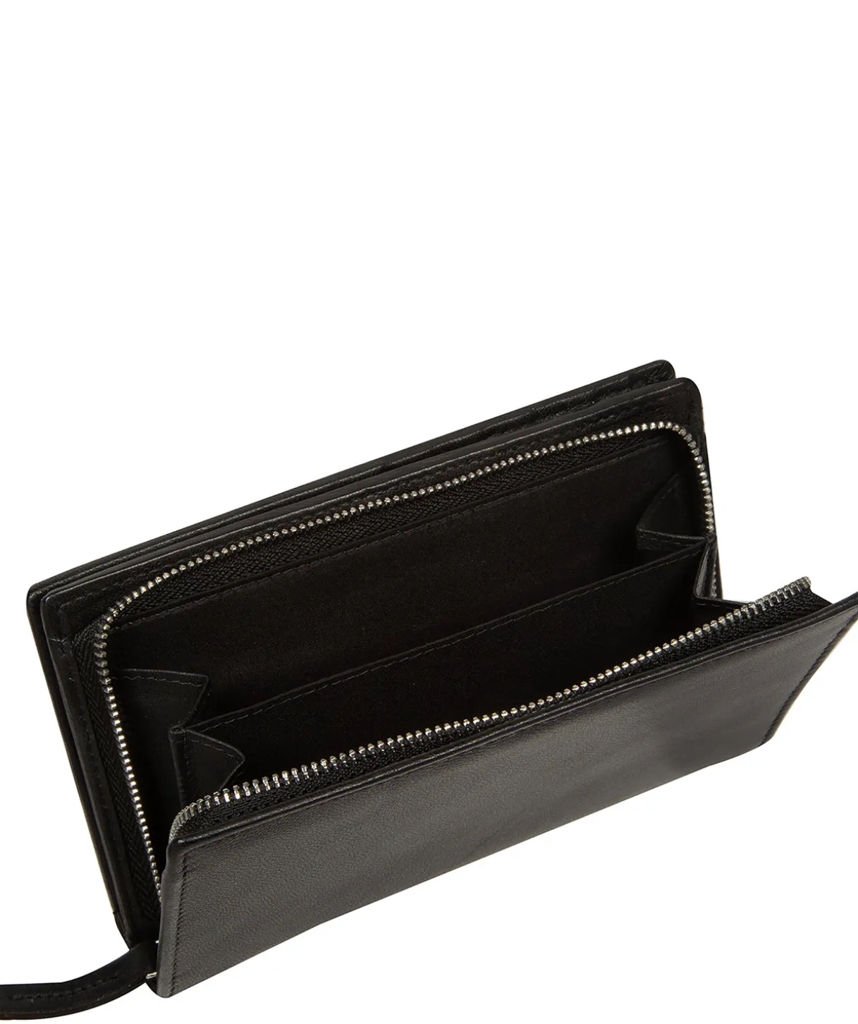 Julia' Black Leather Purse