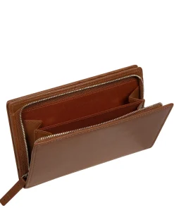 Julia' Tan Leather Purse