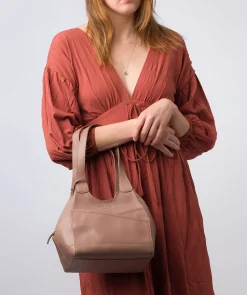 Juliet' Natural Taupe Leather Handbag