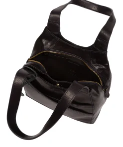 Juliet' Navy Leather Handbag