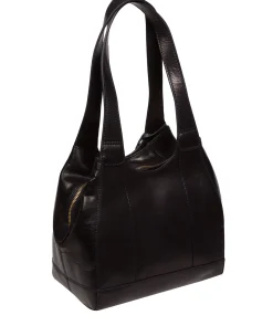 Juliet' Navy Leather Handbag