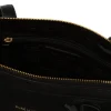 Katya' Black Leather Tote Bag