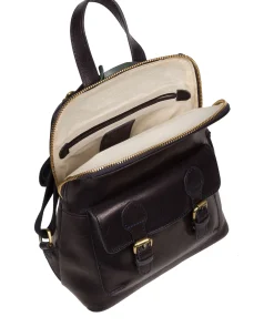 Kendal' Navy Leather Backpack