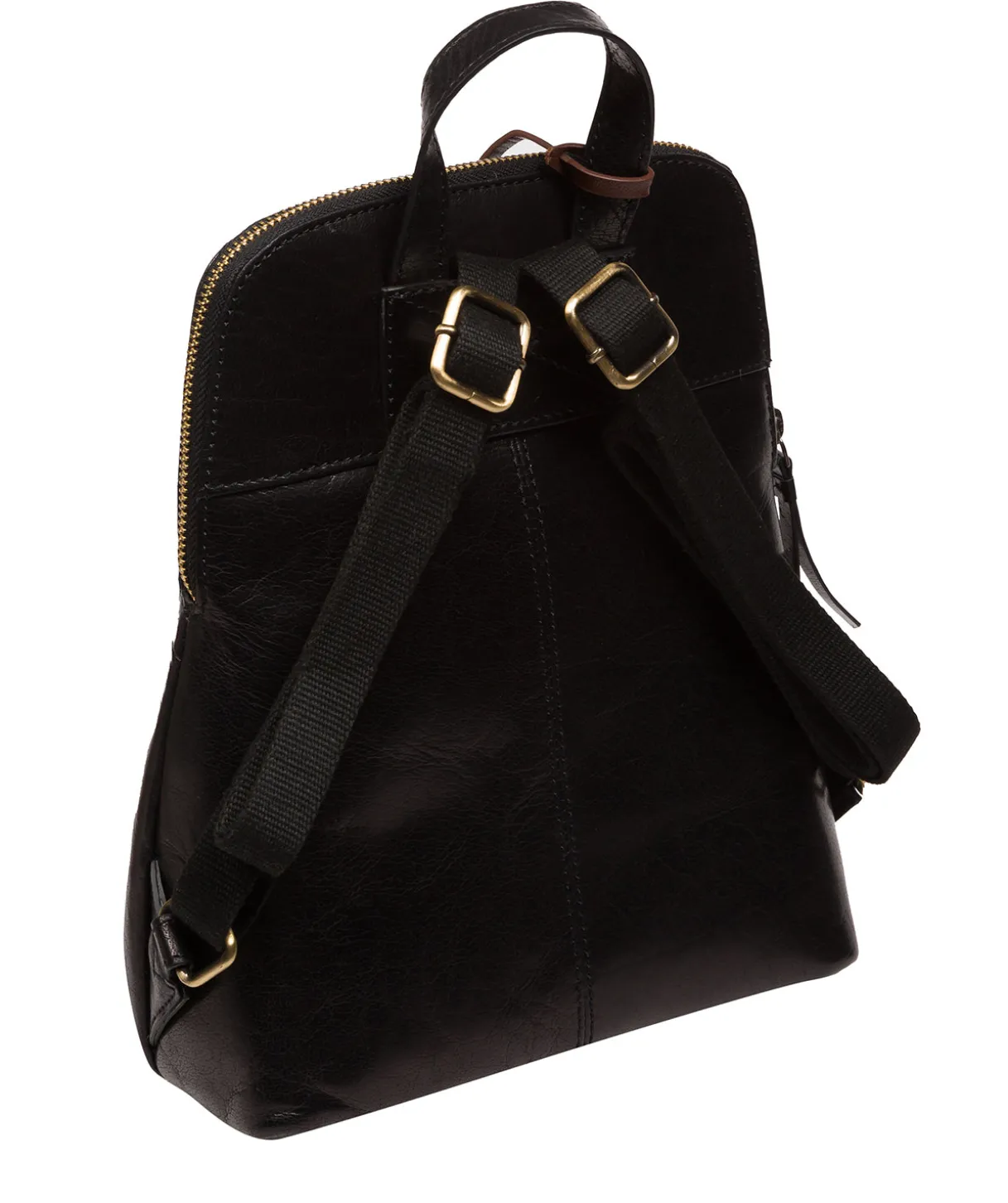 Kerrie' Black Leather Backpack