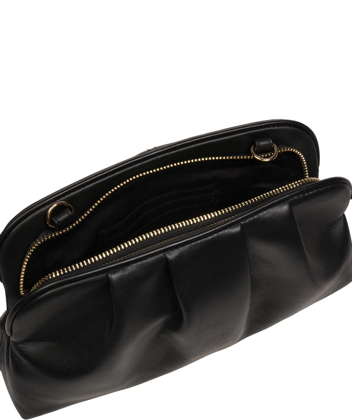 Kimberly' Black Leather Cross Body & Clutch Bag