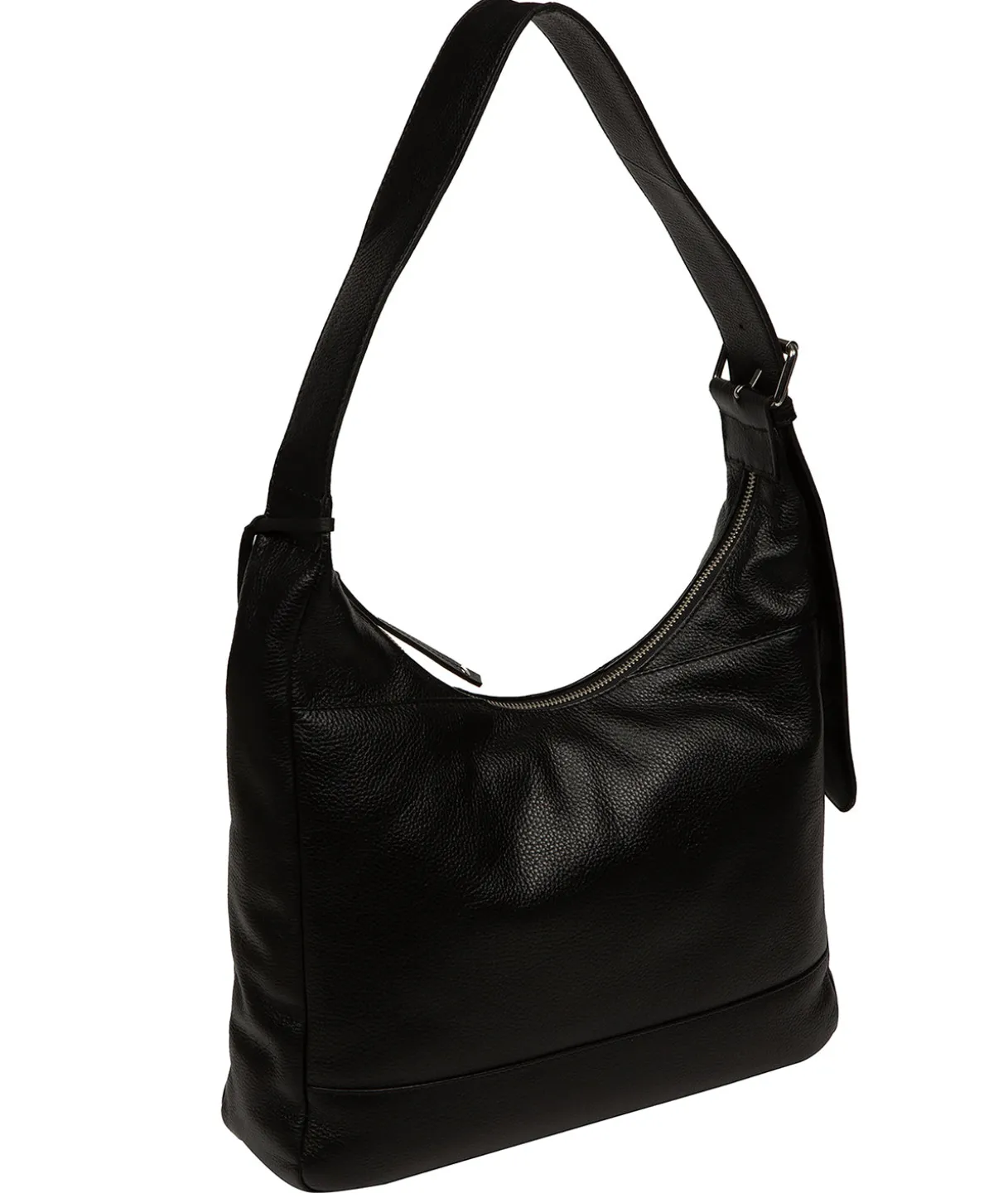 Kovo' Black Leather Shoulder Bag