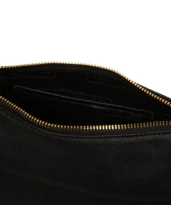 Lambourne' Black Leather Grab Bag