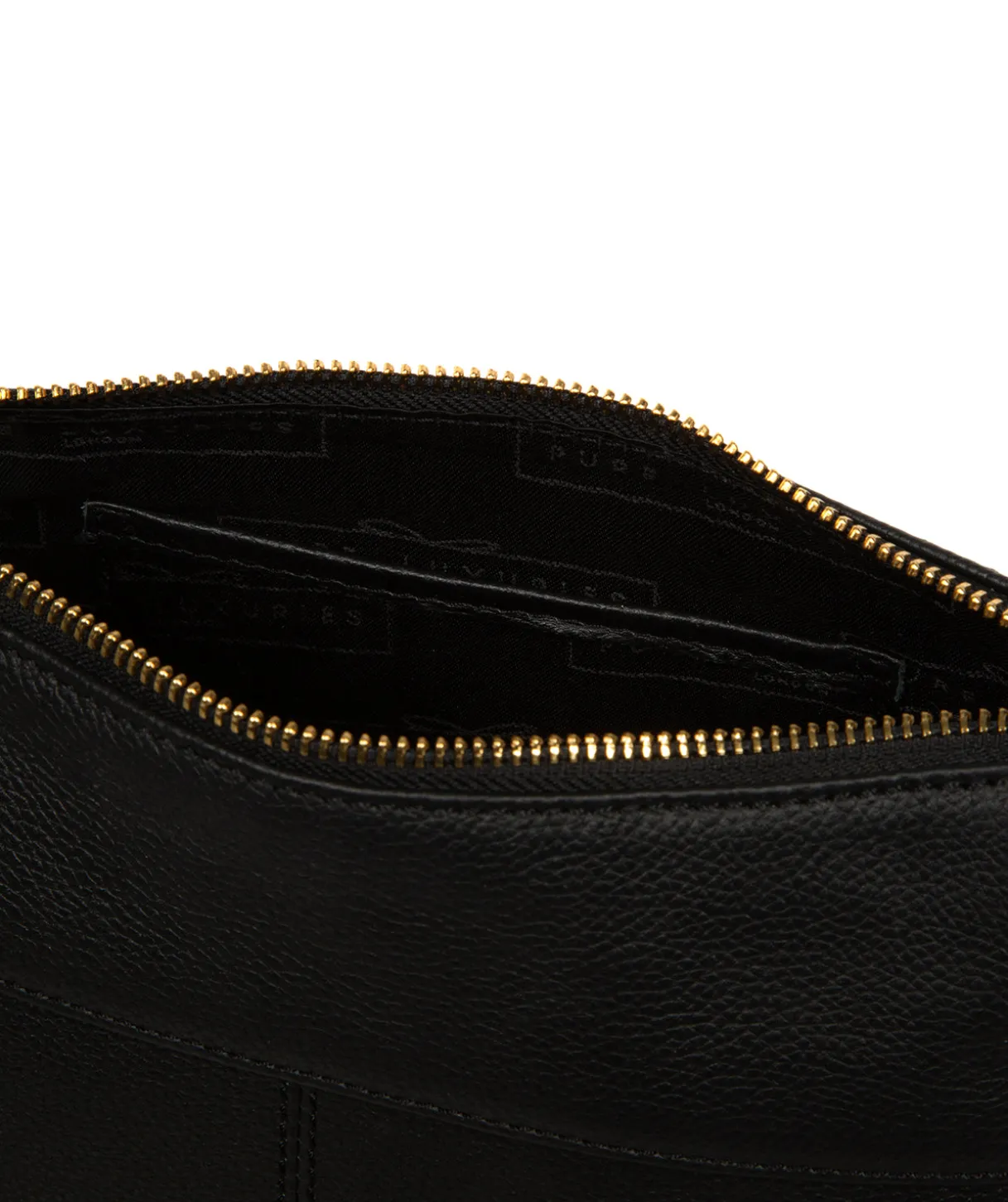Lambourne' Black Leather Grab Bag