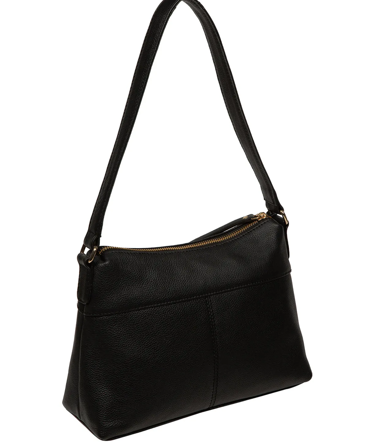 Lambourne' Black Leather Grab Bag