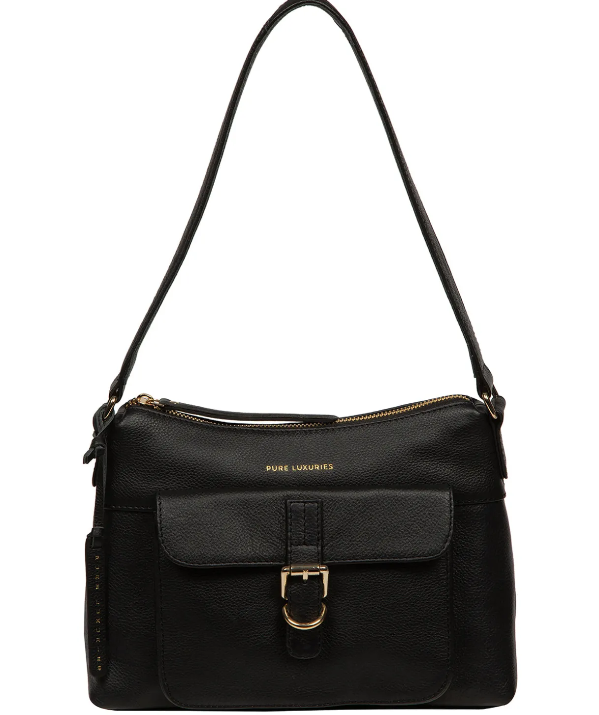 Lambourne' Black Leather Grab Bag